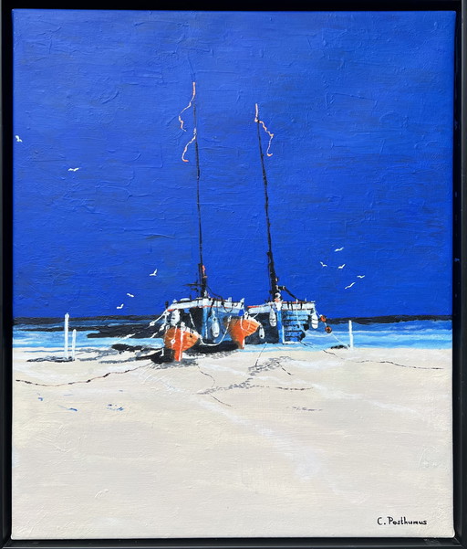 Schilderij 'Sunlight & Salt' - Corine Posthumus