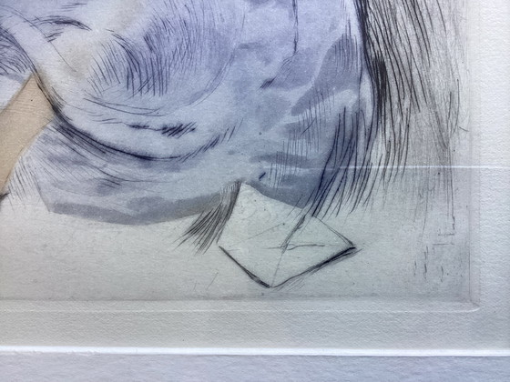 Image 1 of Art Deco - Letter reading young woman - color set