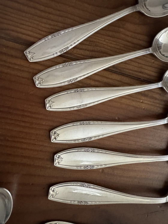 Image 1 of Cubiertos bañados en plata, 32 piezas, Solingen y Wellner Silber