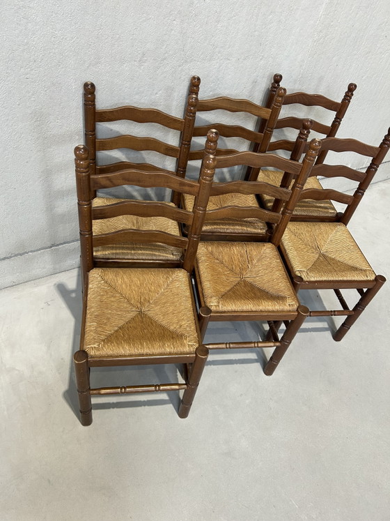French Provencal – Dining chairs, Rattan, Wood (photo 4 of 7)