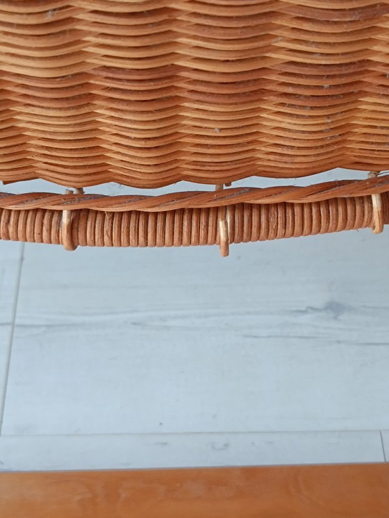 Image 1 of Sillón cantilever Oland Fatolj para IKEA en mimbre y madera