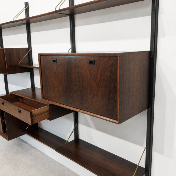 Image 1 of Meuble mural modulaire vintage en palissandre