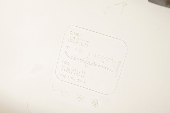 Image 1 of Kartell Maui Chair | Design by Vico Magistretti | Italian Modern Chair | 1990s Vintage