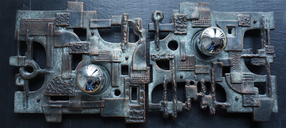 Image 1 of Lampada da parete brutalista Brakelmann & Becker, 1970