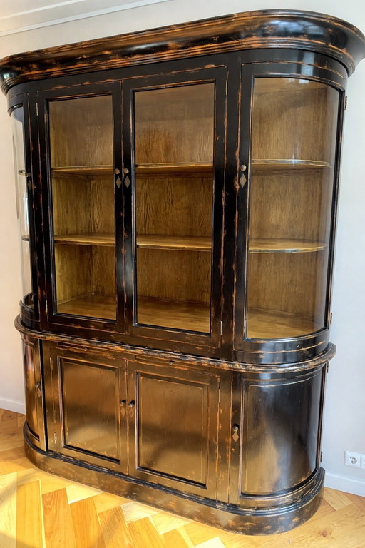 Schitterende Vitrine / buffet kast. Grote vitrinekast 