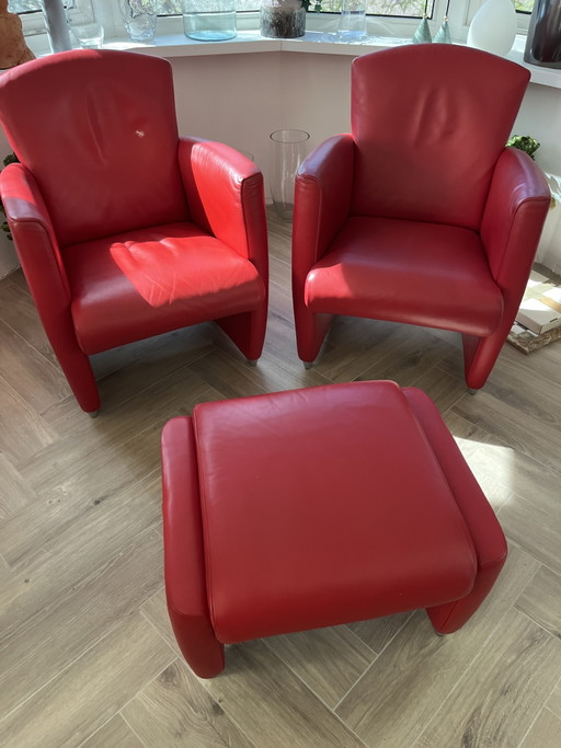 2 Jori Fauteuils Leer En Hocker – Leather (photo 2 of 5)