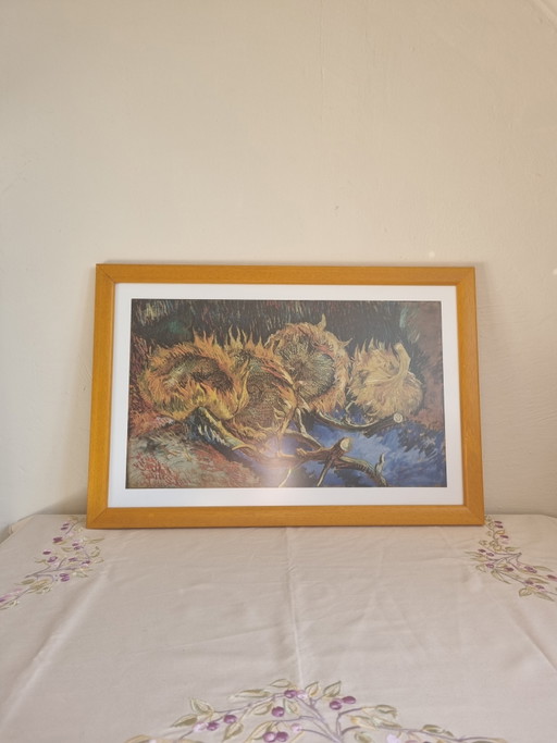 Vincent van Gogh sunflowers (reproduction)