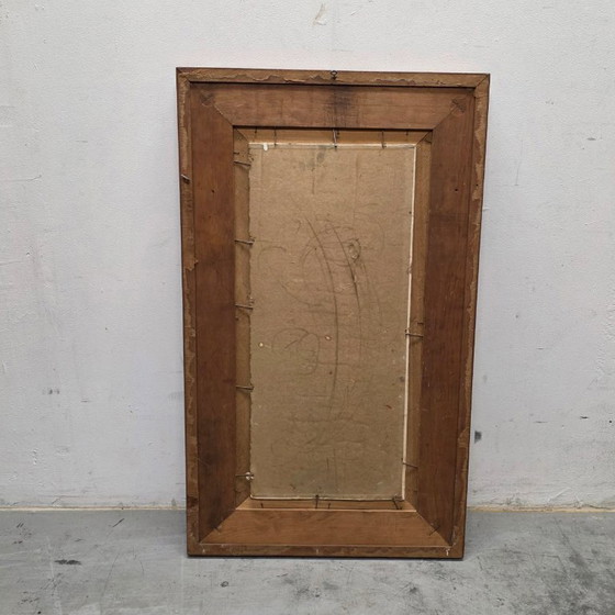 Image 1 of Tableau floral vintage Pensée Schenck