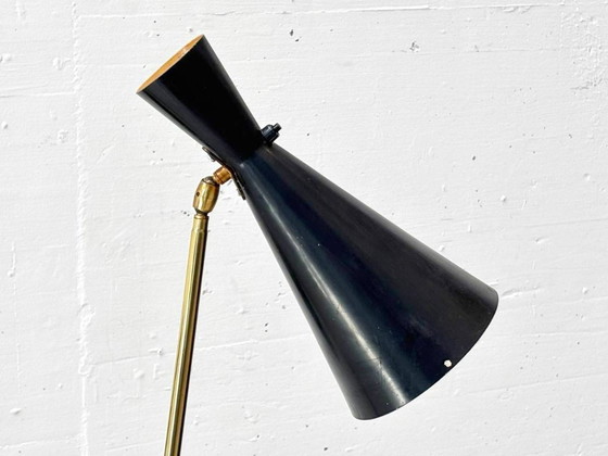 Image 1 of Lampadaire de style mid-century, signé Lumenform, années 1960