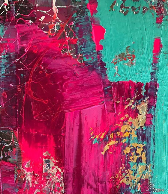 Original Acrylic Painting Abstract Expressionism Insolent Venus – Paintings & Drawings, Canvas (photo 4 of 7)