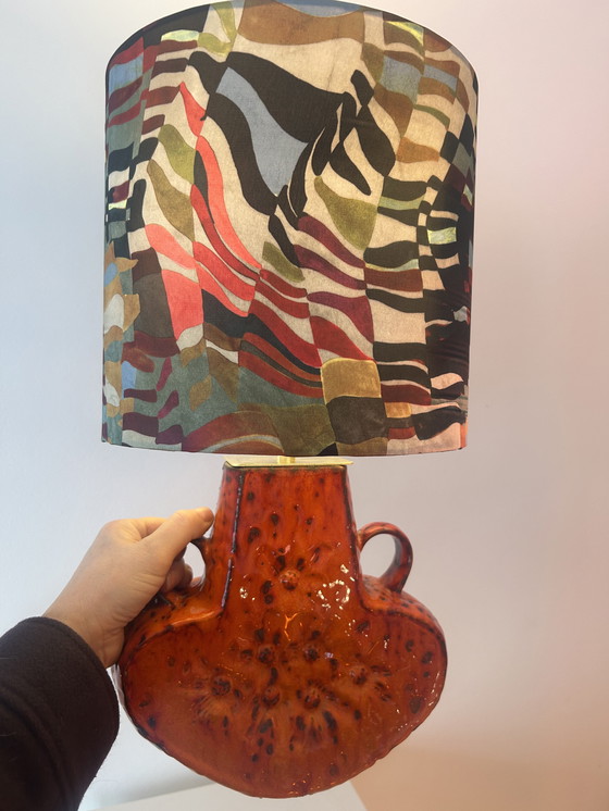 Image 1 of Cordless table lamp – a unique upcycled piece made from 1970s ceramic