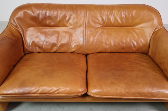 Image 1 of DS-16 Cognac leather sofa by De Sede Switzerland, 1970s