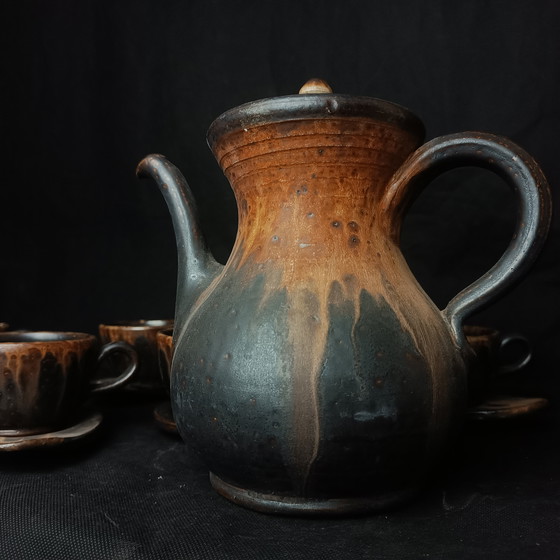 Image 1 of Service à Thé du Céramiste Belge Marcellus Aubry