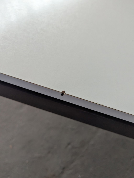 Vintage witte formica / wenge eettafel Pastoe – Hout (photo 9 of 15)