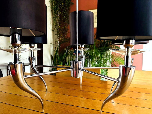 Ilfari Loving Arms H5 Design Pendelleuchte — Coen Munsters — Chrom & Kristall