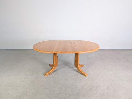 Image 1 of Mesa de comedor extensible Rainer Daumiller de haya, diseño de mediados de siglo