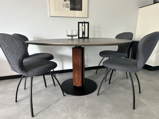 Bree’s New World - Steely Dining Table With 5 Matching Rikki Chairs – Bree's New World, eettafels, Metal (photo 2 of 6)
