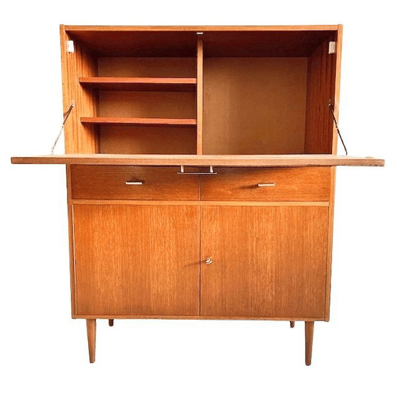 Image 1 of Vintage deens design mid-century secretaire kast 1960's