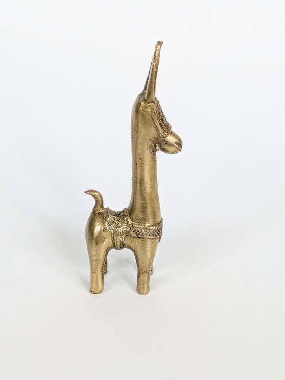 Trio vintage de figurines de lamas ou d'ânes en laiton massif, années 1970 – Objets déco, Brass (photo 10 of 20)