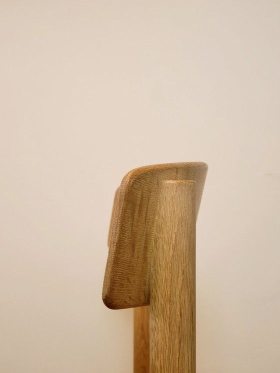Image 1 of Set of 4 J39 chairs in soaped oak by Børge Mogensen for FDB Mobler