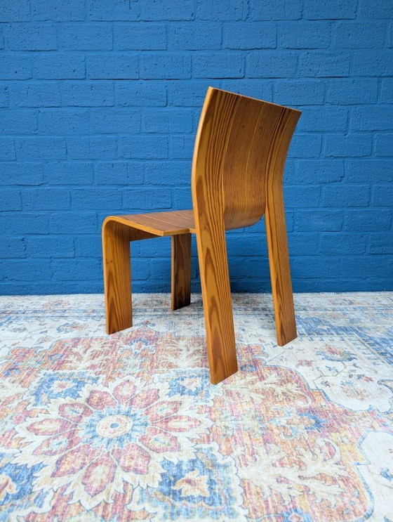 Image 1 of 4x Chaises à bandes vintage, Gijs Bakker pour Castelijn, 1970