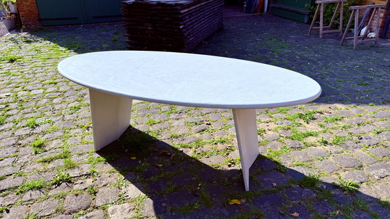 Image 1 of Handmade mortex dining table japandi style