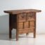 Antiker chinesischer Konsolentisch mit geschnitzten Schubladen – China, um 1900 – Iron (photo 10 of 40)