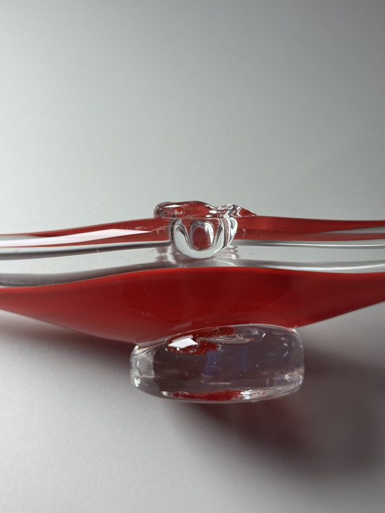 Image 1 of Murano Gondola — Glass Sculpture Ashtray, 1950-60s