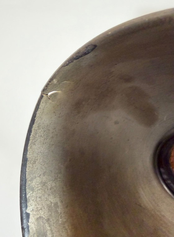Image 1 of Industriële zwarte schaarwandlamp, jaren 1950