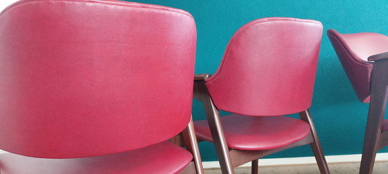 Image 1 of 4 sedie da pranzo in stile Mid-Century Modern, anni '60