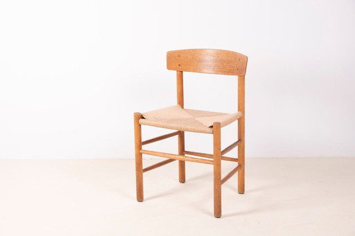 Chaise populaire J39 de Børge Mogensen en chêne, années 1950 Danemark