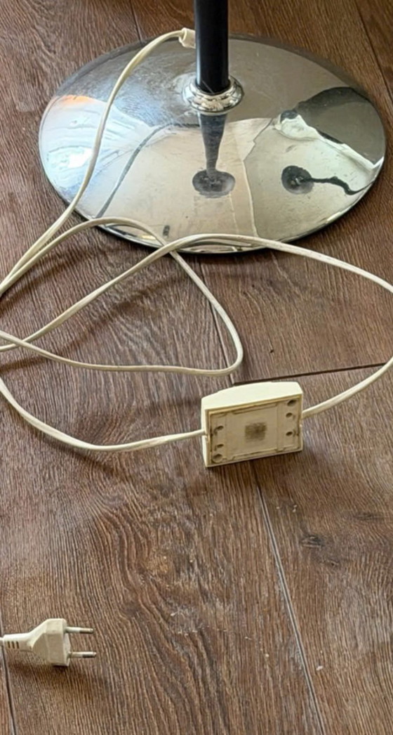 Space Age / Mid-Century Vloerlamp Uit De Jaren 60–70. – Vloerlampen, Chrome (photo 4 of 5)