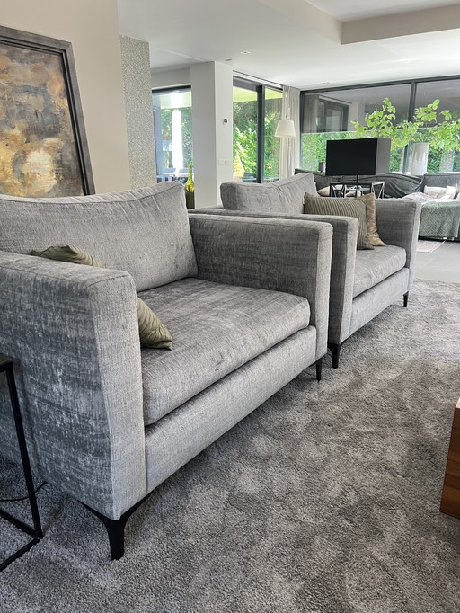 Keijser & Co Armchair Gray 2 pcs.