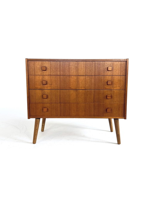 Teak Chest of Drawers, Domino Denmark '60