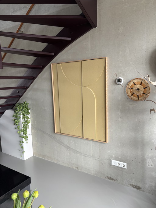 HK Living Reliefbild 100x123cm