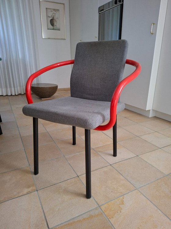 Image 1 of Mandarijnstoel van Ettore Sottsass voor Knoll, 6x