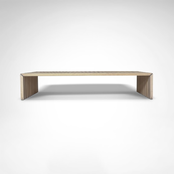 Image 1 of Banc Passe Partout en frêne à lattes par Walter Antonis pour Arspect 1970