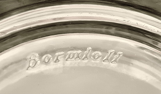 Jarra de cristal Bormioli Rocco - Italia - cristal prensado, corte biselado, forma Art Déco, mediados de (photo 8 of 8)