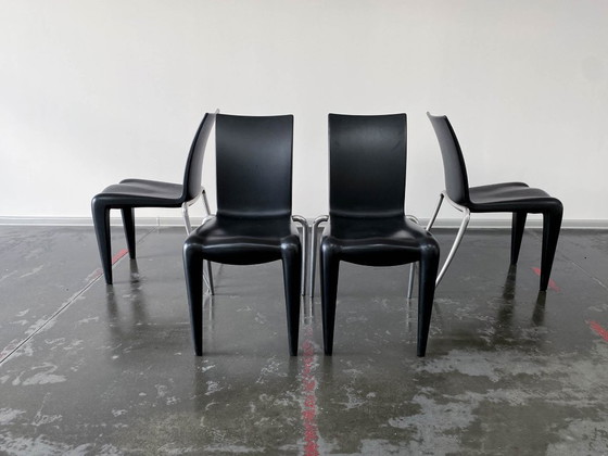 Image 1 of Vintage Chair Louis XX by Philippe Starck for Vitra, 1990s, Set of 4