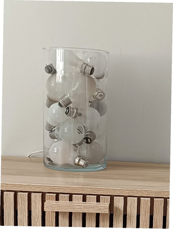 Image 1 of Totem #01 – Sculptural Lamp from Industrial Upcycling