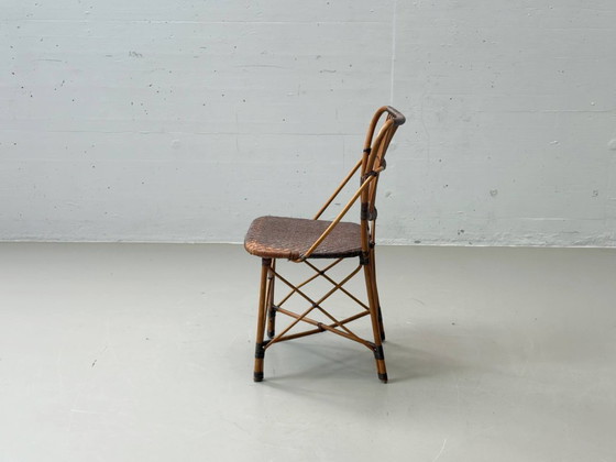 Image 1 of Set of 2 vintage designer chairs by Yuzuru Yamakawa made of bamboo