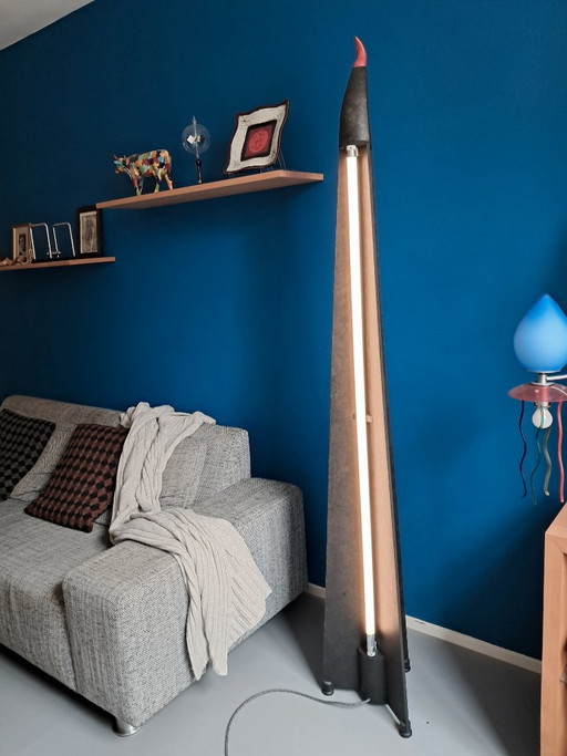Unieke Artistieke Vloerlamp - Modern Design – vloerlampen, Mdf (photo 2 of 5)