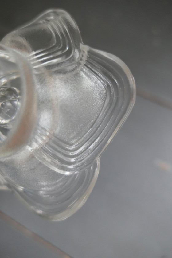 Image 1 of Vintage Rosenthal kandelaar roos kristal Johan van Loon