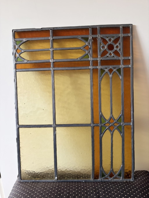 Authentisches Buntglasfenster – glaskunst, Iron