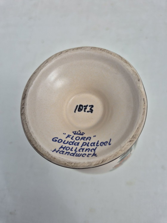 Plateel vase Flora Gouda – plateel Gouda, Ceramic (photo 6 of 6)