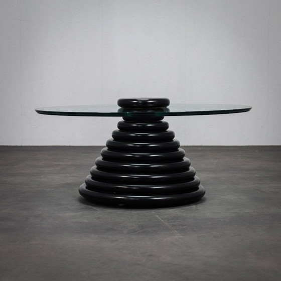 Image 1 of Raro tavolino scultoreo postmoderno italiano, anni '80.