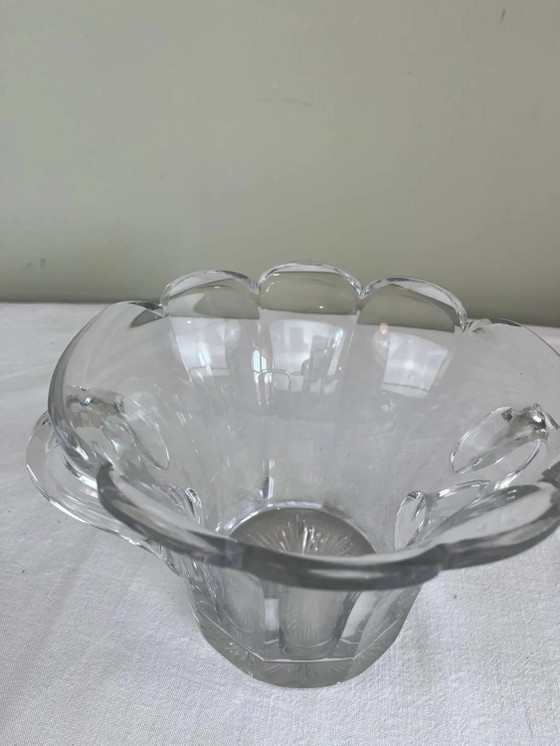 Gevormde persglazen schaal – Schalen, Crystal, Glass (photo 4 of 8)