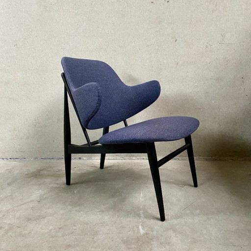 Fauteuil Shell LB Kofod Larsen pour Christensen & Larsen, Danemark 1950