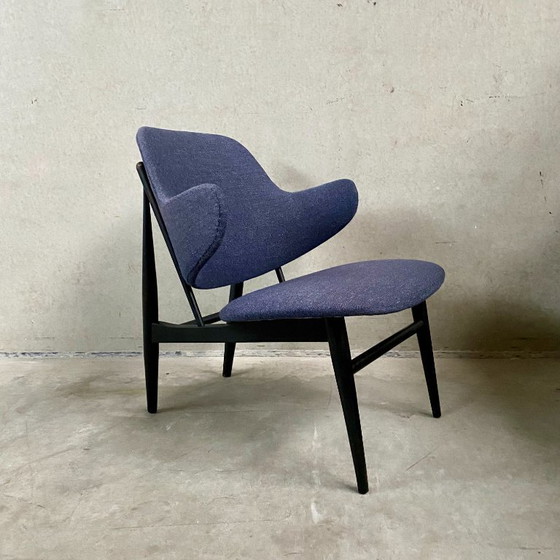Image 1 of Fauteuil Shell LB Kofod Larsen pour Christensen & Larsen, Danemark 1950