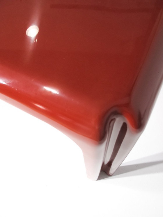 Image 1 of ARTEMIDE coffee table ARCADIA by Vico Magistretti / RED / PATENT 178920-16833